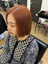 ラック 津田沼(LUCK)&nbsp;オレンジベージュ/津田沼/韓国/ケアブリーチ/似合わせカット