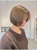大分ショートボブ顔周りレイヤーカット髪質改善カラー