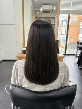 エムプラス 二子玉川(Mplus) Mplus田中/透明感カラー/艶カラー/髪質改善/レイヤーカット