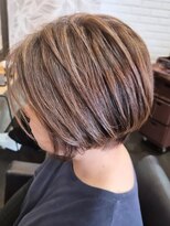 カミビト 奈良生駒店(KamiBito) ショートボブ