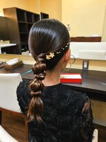 ヘアーズ 本店(HAIRZ)&nbsp;《HAIRZ》平田☆タイトミニ編みおろしアレンジ