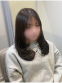【梅木】顔まわりレイヤー/韓国ヘア/ミディアム/枚方