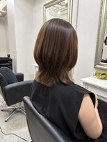 ソワンドゥブレスシエン 堀江店(soin de brace CIEN) ハッシュカット×グレージュ