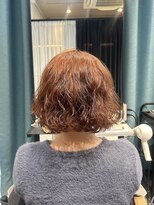 トロワエピ 表参道(Trois epis)&nbsp;ブリーチなしダブルカラーオレンジベージュ/ベージュブラウン