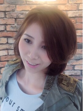 ティーグロス(T+gloss) エレガント ショートボブ