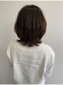 グラデーションウルフカット♪