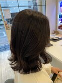 カットだけでもオシャレに☆韓国風レイヤーロング