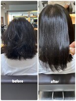 ビープライズ(Be PRIZE)&nbsp;女性ホルモンの変化でよりクセ毛が強くなった髪も酸性縮毛でOK