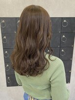 ザザ シンジュク(ZA/ZA shinjuku) 極細ハイライト/ふんわりカール/大人かわいい/艶髪グレージュ