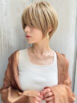 ショートボブ髪型30代40代50代前髪あり前髪なし面長丸顔【荒牧】