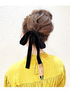 ヘアセット&メイク専門店 カスミ(Kasumi) 高めアップスタイル