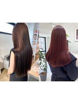[矢場町駅徒歩2分]ハイトーン系カラーを美しく魅せる、ヘアケアが充実!診断付のオーダーメイドケアあり◎
