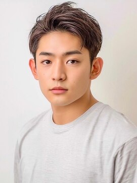 ダブルバイグリッター(W by GRITTERs) アップバングショート【ツーブロック刈り上げ短髪】