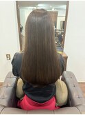 【髪質改善】イノアオイルカラー×艶感ベージュ 心斎橋