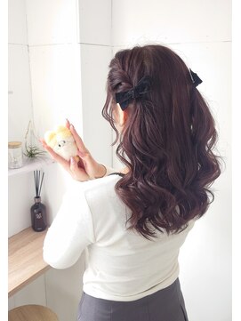 トパーズ(topaz) ハーフツイン/ハーフアップ