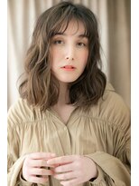 カバーヘア ブリス 上尾西口店(COVER HAIR bliss)&nbsp;グレーベージュ細めハイライトニュアンスパーマY上尾20代30代