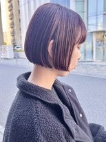 オーガニック アトリエ 大宮(organic+atelier)&nbsp;20代30代40代ストレートボブリップラインラベンダーベージュ