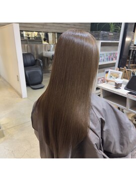 リーツチウラ(Яe 土浦) ブリーチなしで作るミルクティー