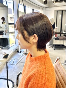 メモリーズ 表参道(Memories) 大人かわいい小顔ショートショートヘア30代40代50代白髪ぼかし