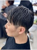 メンズカットツーブロック刈り上げスタイル