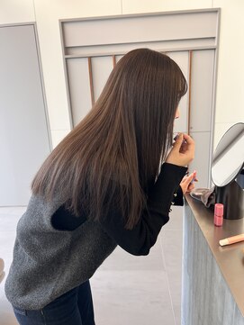 ローレンアオ(LOREN AO) ホワイトグレージュ/デジタルパーマ/チェリーブラウン/矢場町