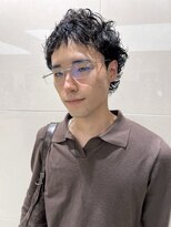 ピークアブー ワン(PEEK-A-BOO ONE)&nbsp;メンズパーマメンズヘアウルフパーマイメチェンワイドバング