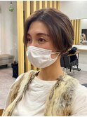 絶壁解消/30代40代50代/大人ショートボブ/アースカラー
