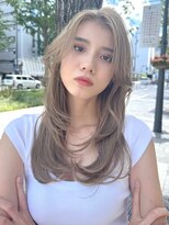 ケーツー心斎橋 クイーンズガーデン バイ ケーツー(K two QUEEN'S GARDEN by K two) ハイトーンカラー*ケアブリーチ*レイヤーカット*顔周りレイヤー