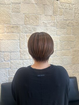 ヴァン カウンシル 川口店(VAN COUNCIL) オレンジベージュイヤーショート【東川口　艶カラー】