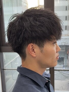 ゴート(GOATO) シャドウパーマ マッシュ 刈り上げ 鹿児島メンズ