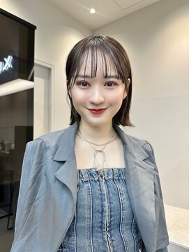 シンメトリー/バズカット/ショコラブラウン