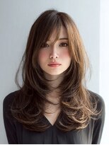 ダル 渋谷/表参道(DAL.)&nbsp;バタフライレイヤーロングレイヤーハイトーングレージュブリーチ