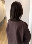 レイヤーボブくびれボブ大人ボブグレージュレイヤーカット銀座