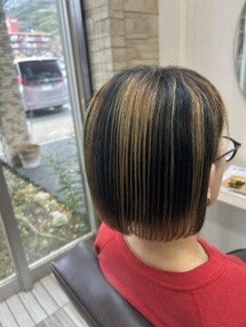 ヘアメイク エイムズ シュアーニューエイジ(HAIR&MAKE aim.s SUR UN NUAGE) ハイライトカラー