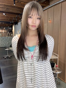 ヨハク 大阪梅田中崎町(yohaku) 【MIHO】ルーツカラー×ロングレイヤー