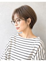 ウィールール 札幌店(WE RULE) グレーベージュ×丸みショートボブ