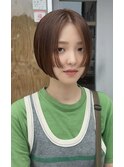 【小顔・顔まわり】タイトボブ