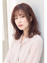 ワゴンバイアフロート(Wagon by afloat)&nbsp;ミディアム×ハッシュカット/前髪20代30代40代髪型池袋