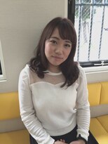 ヘアデザイン ラポール 茨木店(hair design Rapport)&nbsp;ラベンダーモーブアッシュ エフォートレス ランダムカール