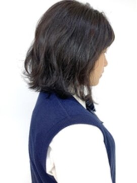 クオリス 上福岡店(QUALIS) ウェーブヘア/黒髪/外ハネ/巻き髪/ボブ/デジタルパーマ/30代40代