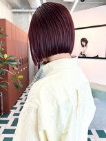 ノエ(noe)&nbsp;ぷつっとボブ×ワインレッド