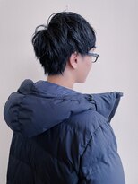 アヴァンセ サニー美容室&nbsp;刈り上げないメンズショート/ブルーブラック