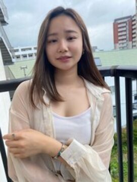 フラミューム 藤沢(flammeum) 内巻きレイヤー×ライトベージュ【フラミューム藤沢】