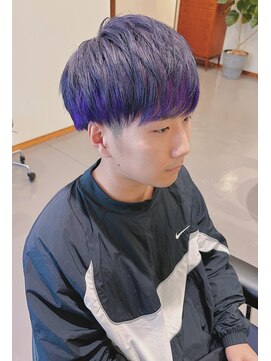 クリック(Click) パープシルバー×インナーカラーパープル