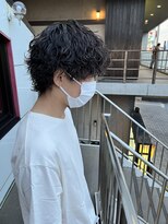 アイズ 海老名(AIZU)&nbsp;波巻きスパイラルパーマ ウルフパーマ マッシュウルフ 眉毛