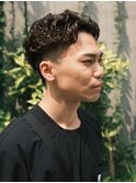 宮城リョータフェードクリームパーマ大人30代40代白髪グレイ