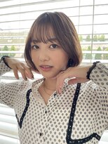 キートス(Kiitos) 内巻きボブ丸みボブシースルーバング