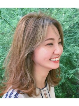 ココラー(COCOlar) 可愛くカール+明るくカラーベージュ