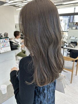 ビューナゴヤ 名駅(VIEW NAGOYA) 前髪/イメチェン/こなれミディ/アッシュカラー/透明感カラー