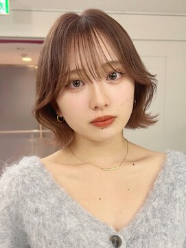 メゾンアクア 表参道(Maison ACQUA) 外ハネボブ/切りっぱなしボブ/ミニボブ/ボブ/グレージュ